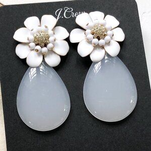 J.Crew Flower Drop Earrings